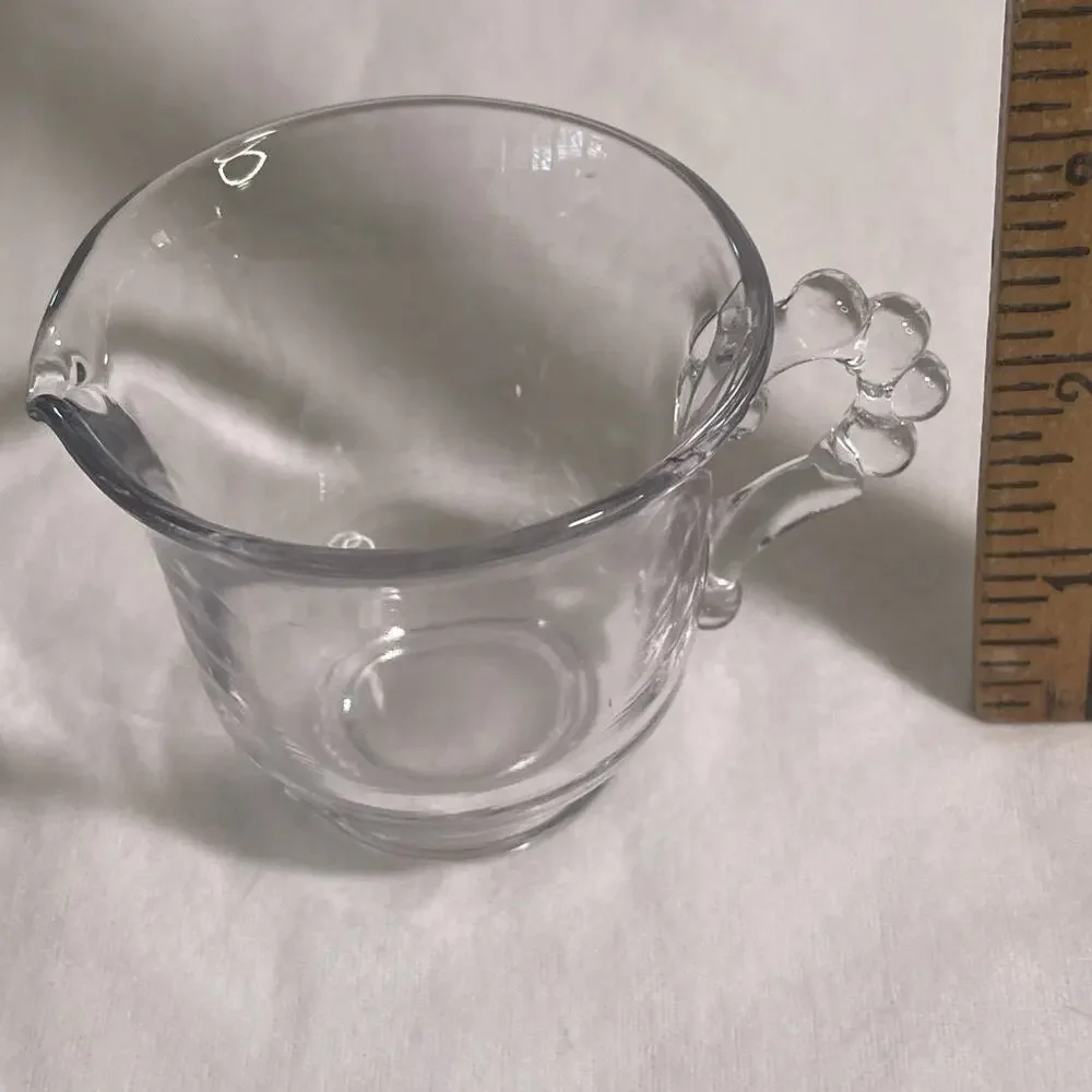 Candlewick Clear Vintage Small 6 OZ Creamer by Imperial Glass–Ohio
